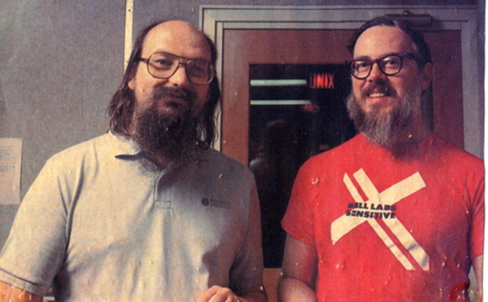 Unix and C creators Ken Thompson and Dennis Ritchie